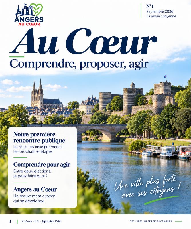 Couverture du premier numéro de la revue Au Cœur